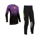 Thor Women MX Combo Hose Shirt Launchmode Spotted schwarz lila