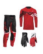 Thor Pulse Combo Cube rot schwarz Hose Jersey Handschuhe