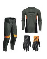 Thor Pulse Combo React army Hose Jersey Handschuhe