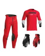 Thor Pulse Combo Tactic rot Hose Jersey Handschuhe