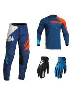 Thor Sector Combo Edge blau orange Hose Jersey Handschuhe