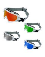 TWO-X Race Crossbrille verspiegelt Solid weiss