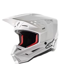 Alpinestars Supertech M5 Crosshelm Solid weiss matt L