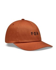 Fox Snapback Cap WORDMARK ADJUSTABLE braun rot