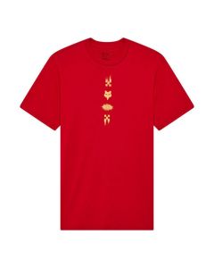 Fox T-Shirt CHECKERED Premium rot S