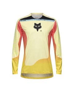 Fox MTB Trikot LS Flexair ELEVATED rot gelb S