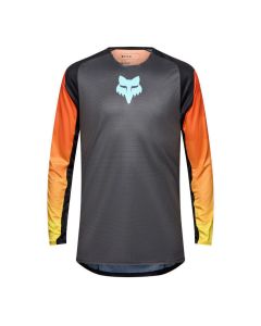 Fox Motocross Jersey Flexair GRID schwarz orange S