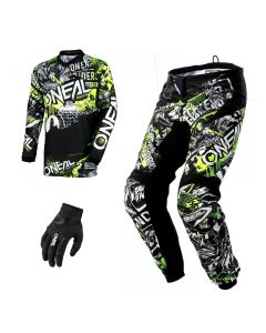 Oneal Element Attack Combo Crosshose Jersey Handschuhe