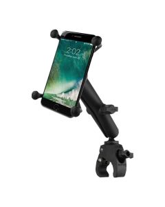 RAM MOUNTS-Kleine-RAM®-Tough-Claw-Basis-mit-langem-Doppel-Gelenkarm-und-universellem-Ram®-X-Grip®-Gestell-RAMB400CUN10U