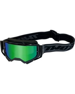 Crossbrille Offroad Brille ATOM OUTBREAK verspiegelt grün von TWO-X für Downhill Enduro Motocross