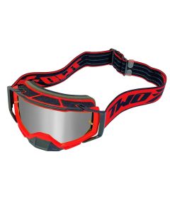 Crossbrille Offroad Brille ATOM INFERNO verspiegelt silber von TWO-X für Downhill Enduro Motocross