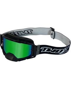 Crossbrille Offroad Brille ATOM BLACKHAWK verspiegelt grün von TWO-X für Downhill Enduro Motocross