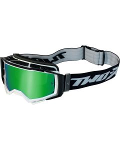 Crossbrille Offroad Brille ATOM BLIZZARD verspiegelt grün von TWO-X für Downhill Enduro Motocross