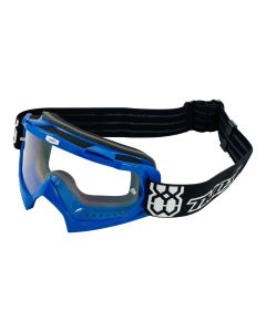 Crossbrille Offroad Brille Race blau klar von TWO-X für Downhill Enduro Motocross