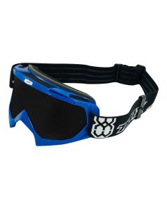 Crossbrille Offroad Brille Race blau getönt grau von TWO-X für Downhill Enduro Motocross