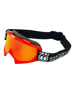 Crossbrille Offroad Brille Race rot Spiegel iridium von TWO-X für Downhill Enduro Motocross