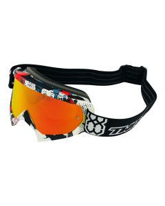 Crossbrille Offroad Brille Race Villain Spiegel iridium von TWO-X für Downhill Enduro Motocross