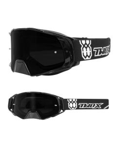Crossbrille Offroad Brille Rocket schwarz getönt grau von TWO-X für Downhill Enduro Motocross