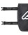 Acerbis Kotflügeltasche TOOLS BAG schwarz weiss