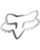 Fox Head TDC 18 inch Sticker silber silber