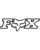 Fox Head-X TDC 18 inch Sticker schwarz schwarz