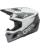Oneal Combo Crosshelm mit Brille 3SRS SOLID weiss schwarz