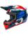 Oneal Combo Crosshelm mit Brille 3SRS RIDE blau rot