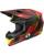 Oneal Combo Crosshelm mit Brille 3SRS HAZE schwarz rot gelb