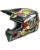 Oneal Crosshelm Combo 3SRS INKED mit TWO-X Atom Brille bunt