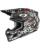Oneal Crosshelm Combo 3SRS ATTACK mit TWO-X Atom Brille schwarz weiss