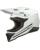 Oneal Crosshelm Combo 1SRS SOLID mit TWO-X Race Brille weiss