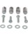 Moose Racing Radbolzen/Muttern-Satz WHEEL STUD/NUT KIT MSE