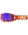 100% Motocross Brille Armega Nuketown verspiegelt rot rot