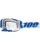 100% RACECRAFT 2 Crossbrille klar Isola blau weiss blau weiss