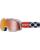 100% BARSTOW Crossbrille verspiegelt Hayworth weiss rot weiss rot