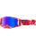 100 % Crossbrille Armega Hiper MORPHO rot weiss verspiegelt blau rot weiss