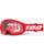 100% Motocross Brille Strata Mini klar rot rot