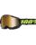 100% Motocross Brille Strata 2 SOLAR verspiegelt schwarz gelb schwarz gelb