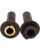 Moose Racing 36 Series anklemmbare Griffe GRIP LOCK-ON BK/GD