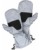 GMS Motorrad Handschuhe LUX grau