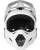 Fox Rampage MTB Fullface Helm weiss mit TWO-X Race Brille