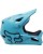 Fox Rampage MTB Fullface Helm blau grün mit TWO-X Race Brille