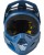 Fox Rampage MTB Fullface Helm blau mit TWO-X Race Brille