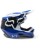 Fox V1 Leed Crosshelm blau mit TWO-X Race Brille