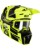 Leatt MX Helm mit Brille 3.5 Moto Kit Citrus gelb S gelb