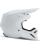Fox V1 Solid MX Helm Combo weiss