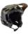 Fox Dropframe Pro RUNN MTB Helm mit Brille grün