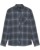 Fox Flannel Hemd SURVIVALIST STRETCH blau grau S blau grau