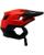 Fox Dropframe MTB Helm mit Brille orange