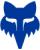 Fox Sticker HEAD 2.5" schwarz grau schwarz grau